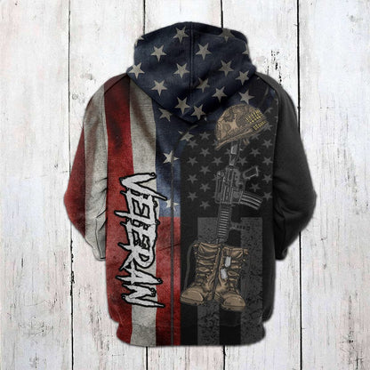 United States Veterans HT21805 - All Over Print Unisex Hoodie