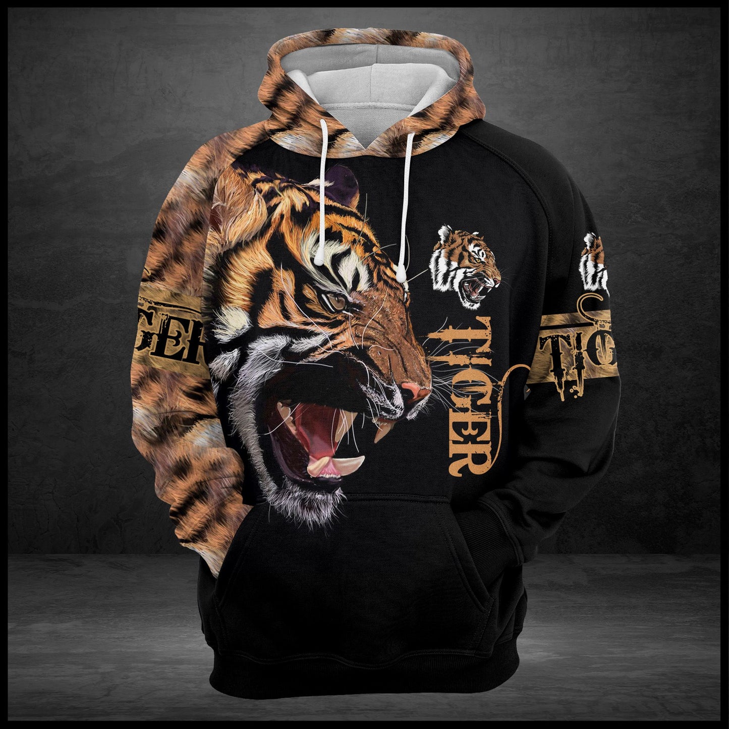 Tiger Awesome T2408 - All Over Print Unisex Hoodie