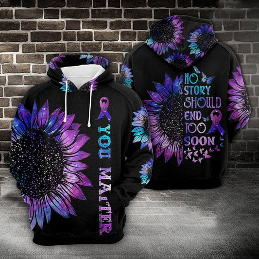 Suicide Prevention Awareness H24801 - All Over Print Unisex Hoodie