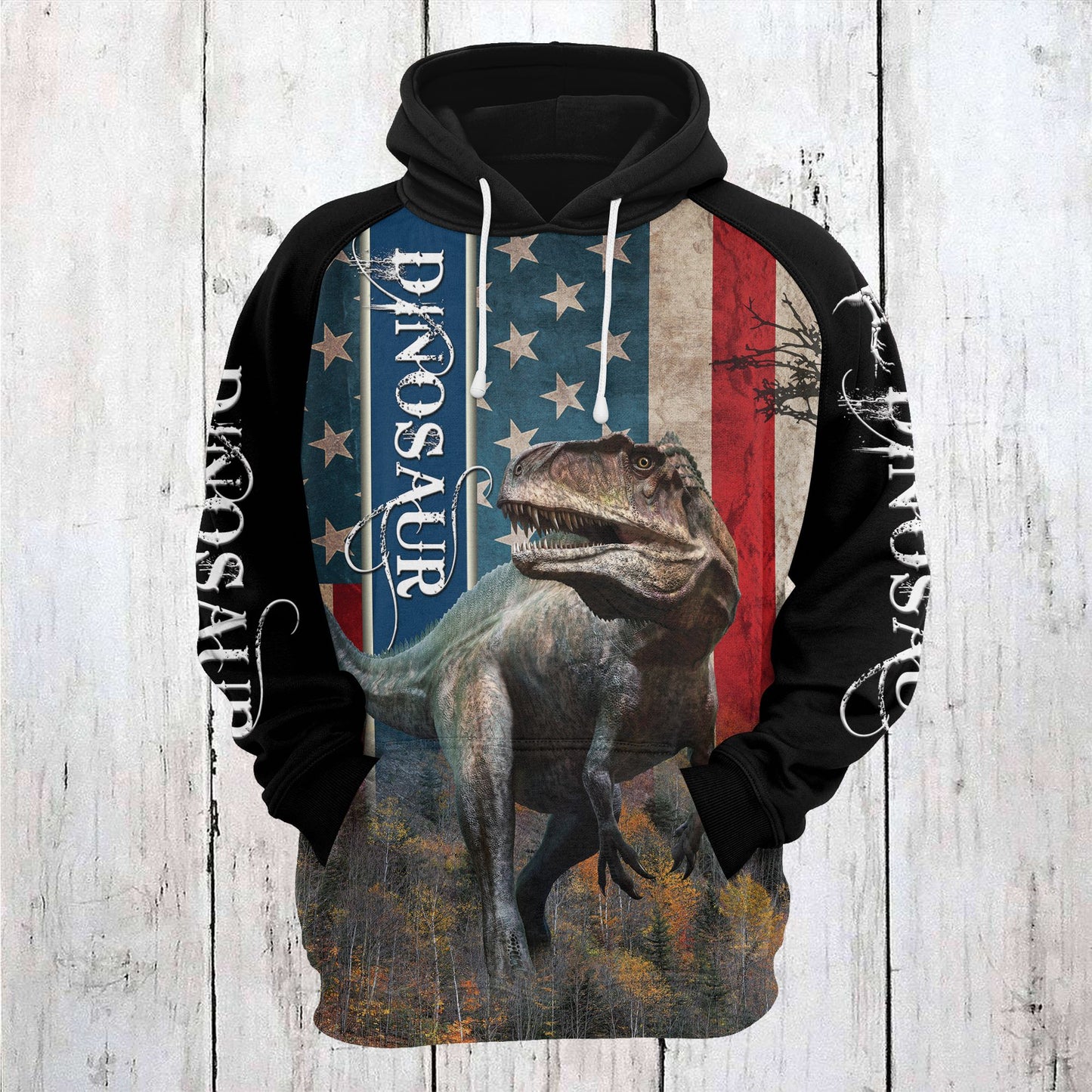Dinosaur Awesome T2508 - All Over Print Unisex Hoodie