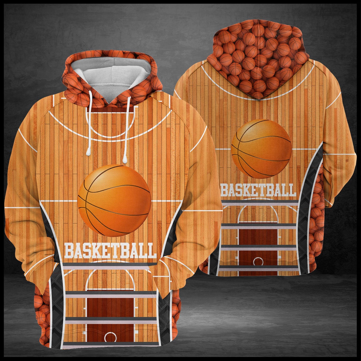 Love Basketball T2508 - All Over Print Unisex Hoodie