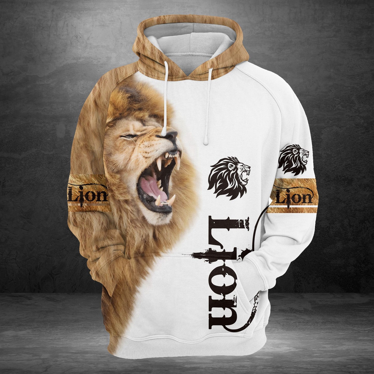 3D Lion G5825 - All Over Print Unisex Hoodie