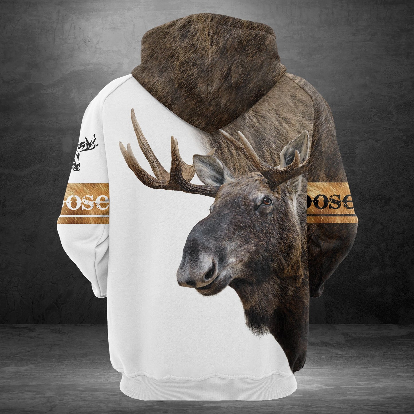 3D Moose G5825 - All Over Print Unisex Hoodie