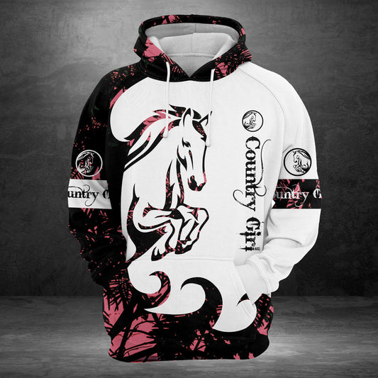 Country Girl Horse G5825 - All Over Print Unisex Hoodie