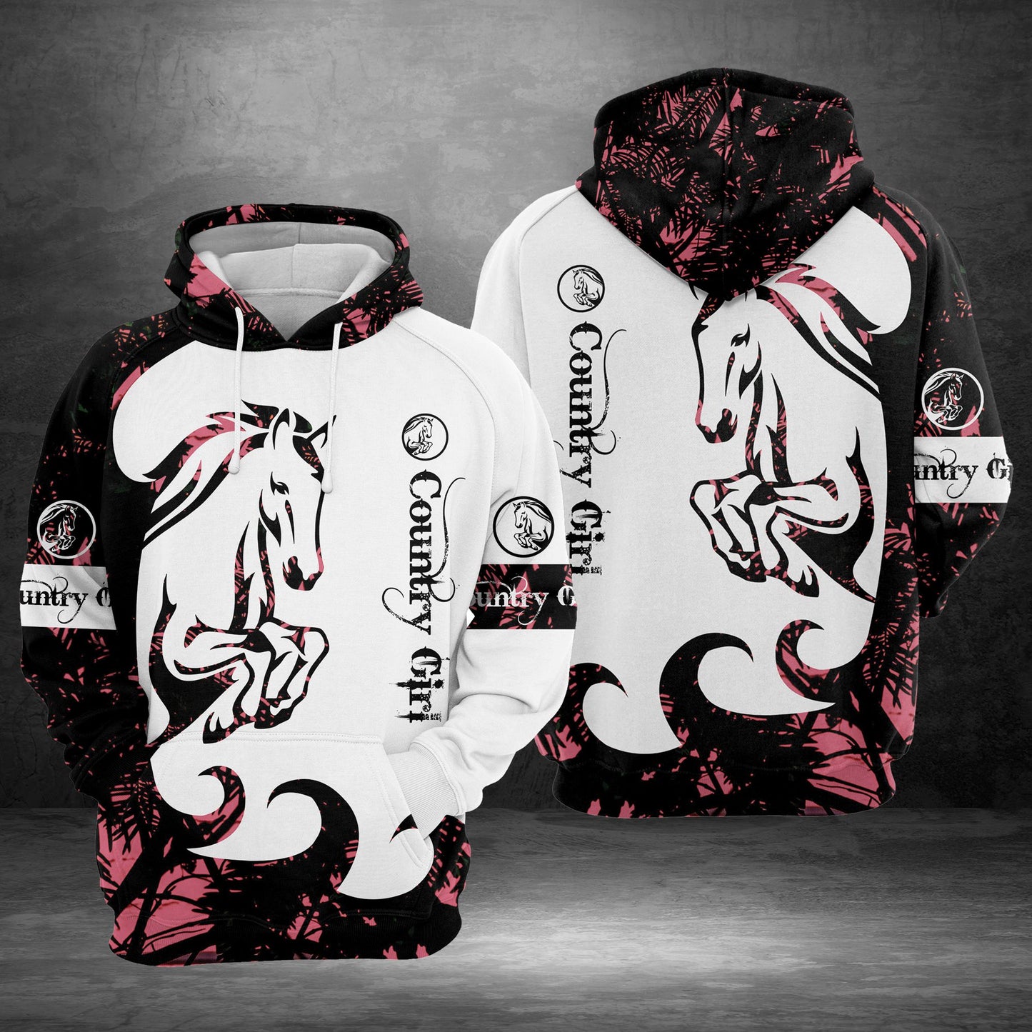 Country Girl Horse G5825 - All Over Print Unisex Hoodie