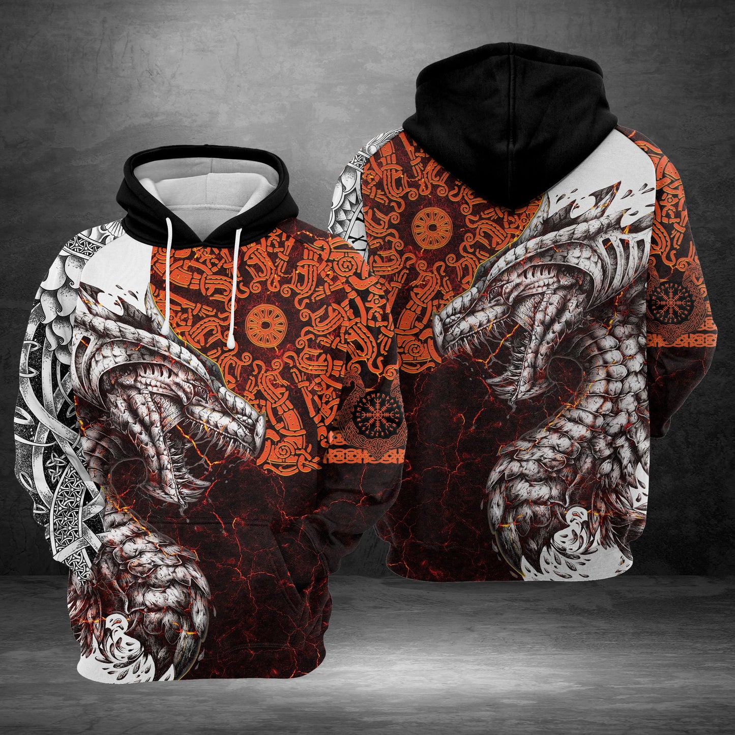 Tattoo Dragon G5825 - All Over Print Unisex Hoodie