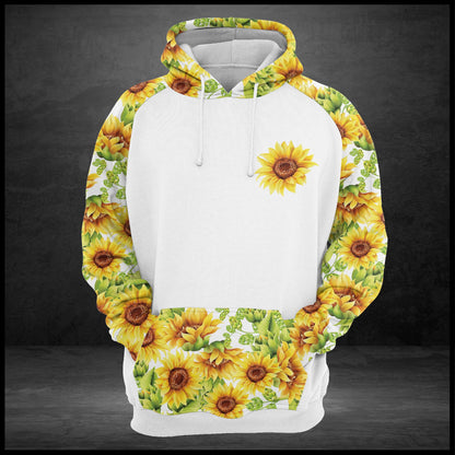 Sunflower Girl With Tattoos G5825 - All Over Print Unisex Hoodie