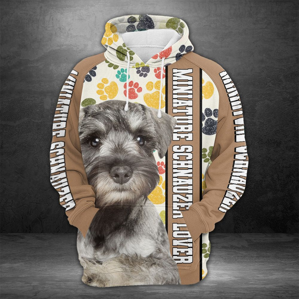 Miniature Schnauzer Lover HT24806 - All Over Print Unisex Hoodie
