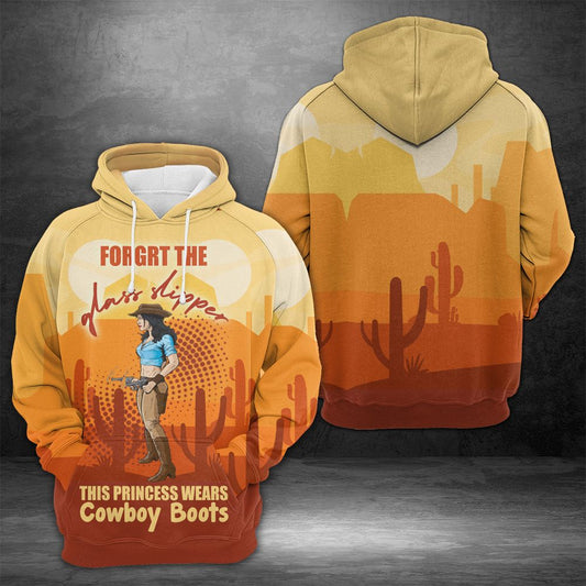 Cowboy Girl HT26801 - All Over Print Unisex Hoodie