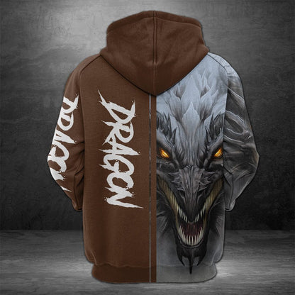 Amazing Dragon HT26803 - All Over Print Unisex Hoodie