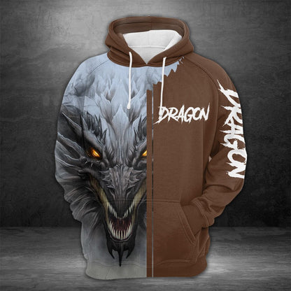 Amazing Dragon HT26803 - All Over Print Unisex Hoodie