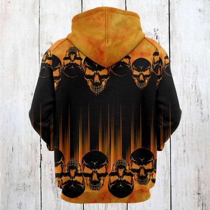 Skull Halloween T2708 - All Over Print Unisex Hoodie