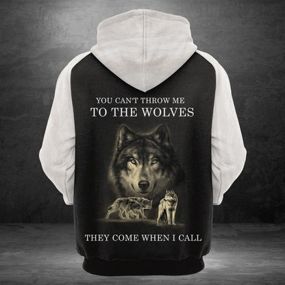 They Come When I Call Wolves G5828 - All Over Print Unisex Hoodie