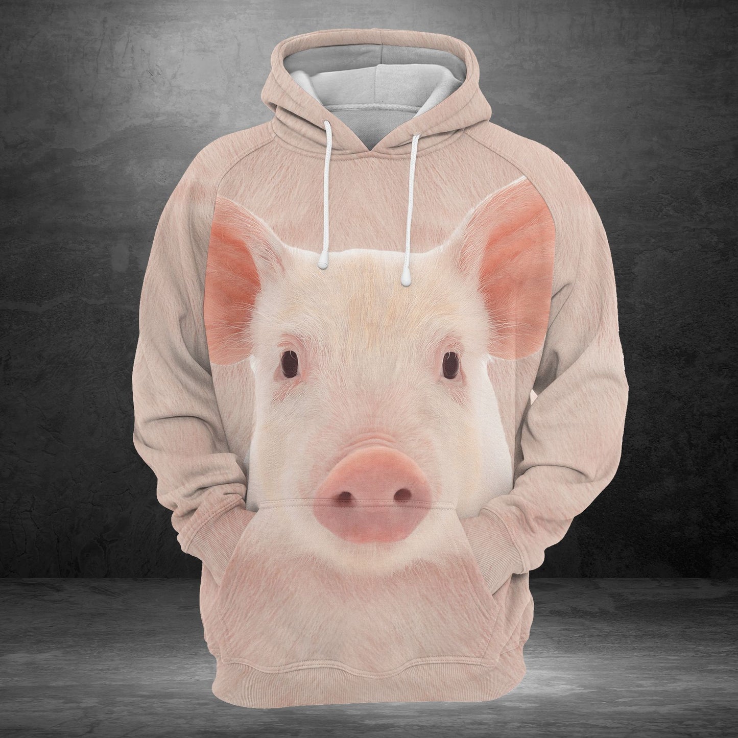 Cute Pink Pig G5828 - All Over Print Unisex Hoodie