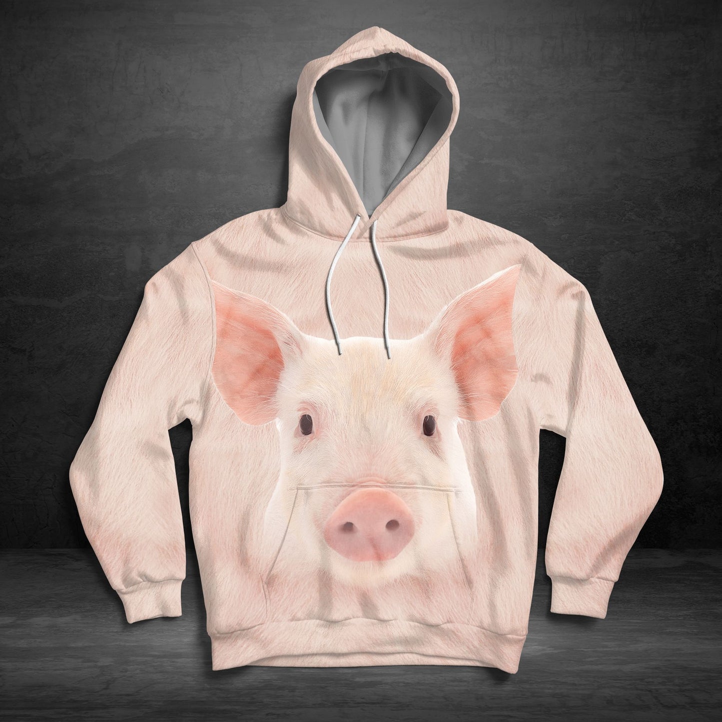 Cute Pink Pig G5828 - All Over Print Unisex Hoodie