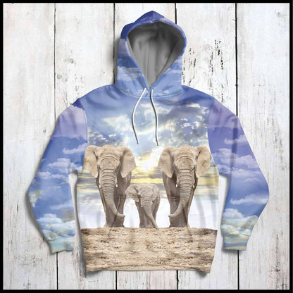 Elephant Family G5828 - All Over Print Unisex Hoodie