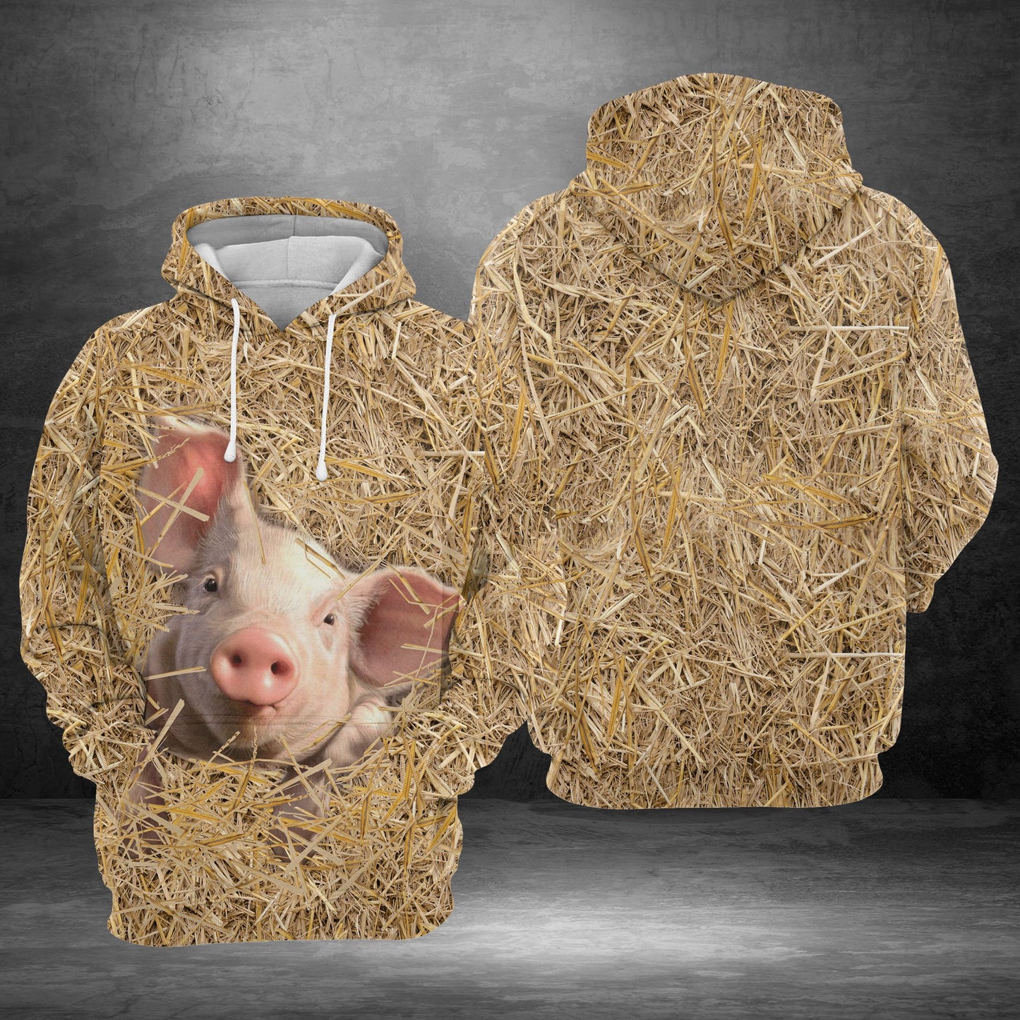 Hoodie Lovely Pig G5828 - All Over Print Unisex Hoodie