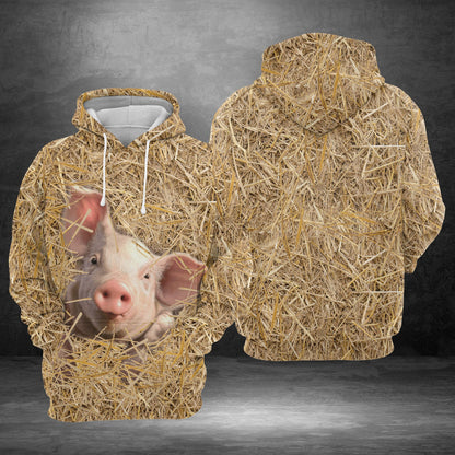 Hoodie Lovely Pig G5828 - All Over Print Unisex Hoodie