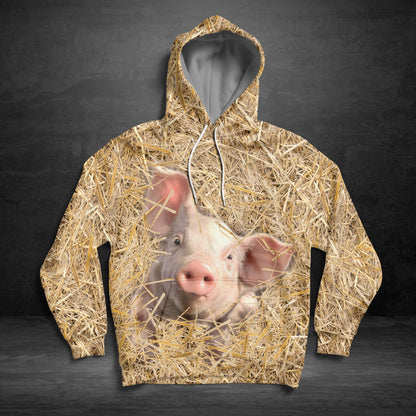 Hoodie Lovely Pig G5828 - All Over Print Unisex Hoodie