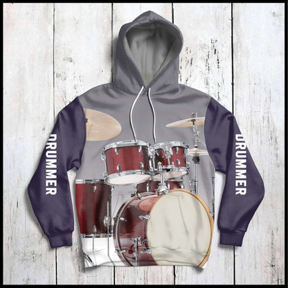 Just For Drummer G5828 - All Over Print Unisex Hoodie