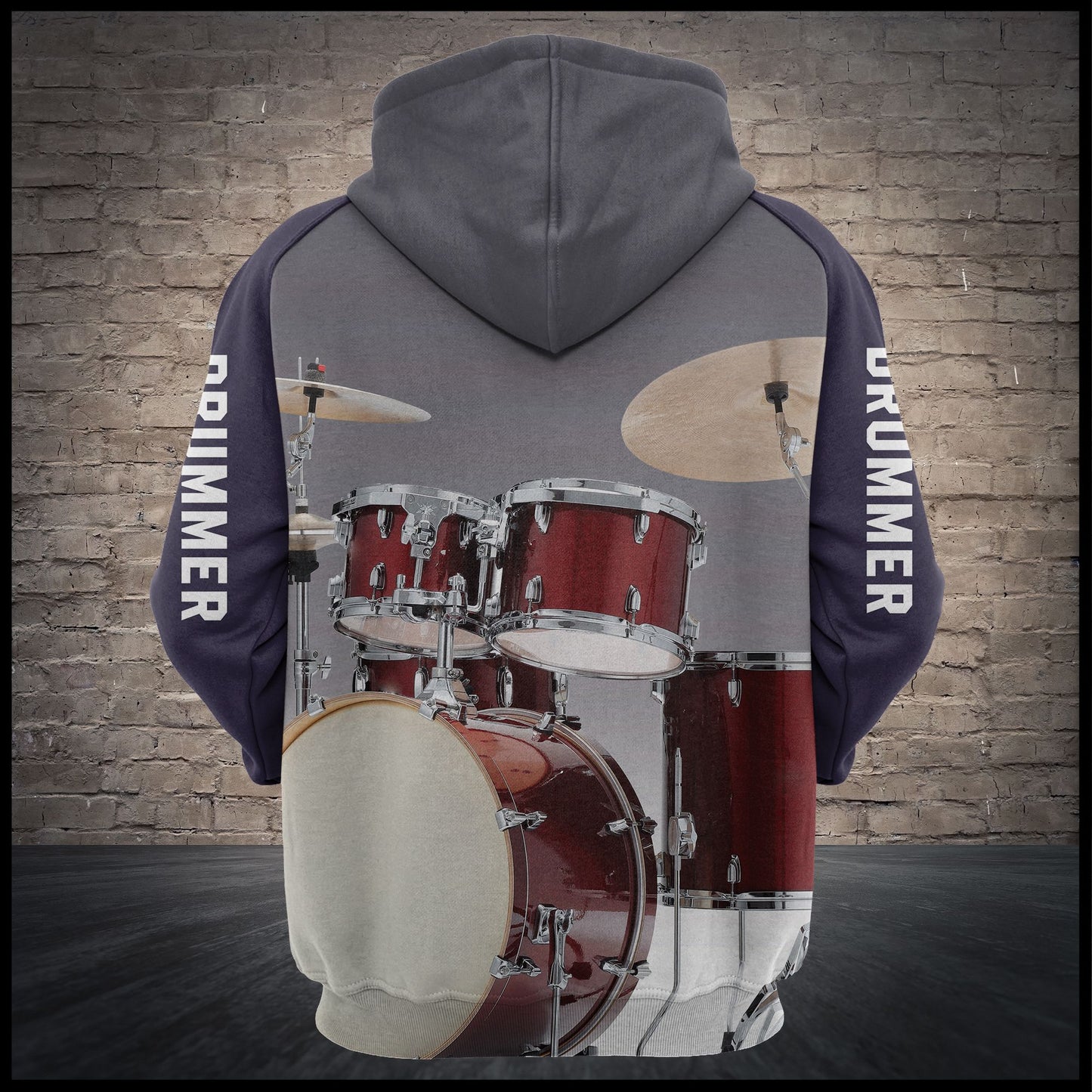 Just For Drummer G5828 - All Over Print Unisex Hoodie