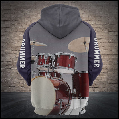 Just For Drummer G5828 - All Over Print Unisex Hoodie