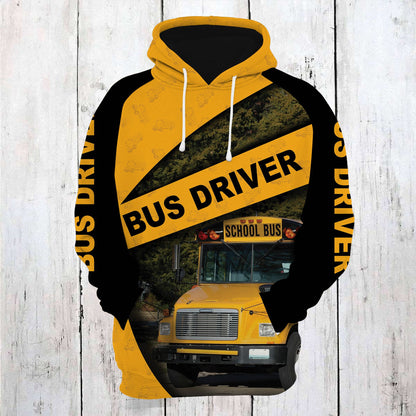 Bus Driver T2808 - All Over Print Unisex Hoodie