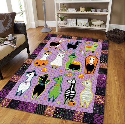 Llama Costume Halloween D2808 Rectangle Rug