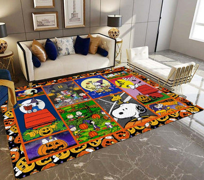 Snoopy Trick Or Treat D2808 Rectangle Rug