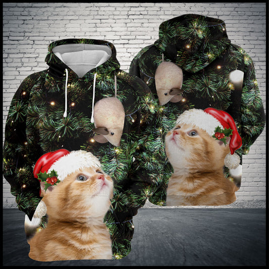 Cat Christmas T2808 - All Over Print Unisex Hoodie
