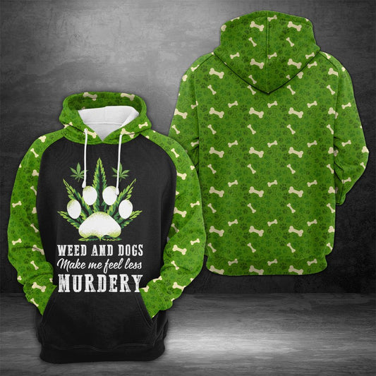 Weed And Dog HT27803 - All Over Print Unisex Hoodie