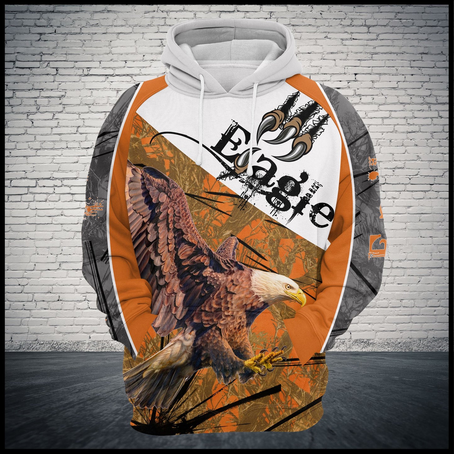 Eagle Flying T2808 - All Over Print Unisex Hoodie