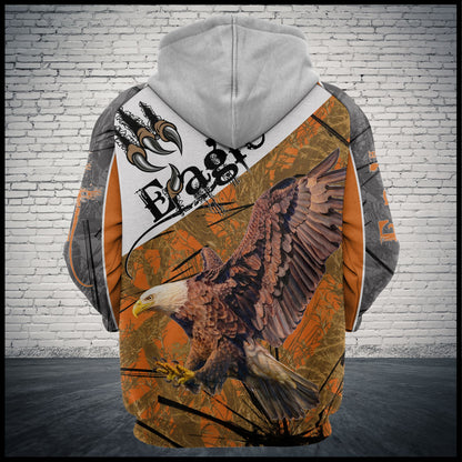 Eagle Flying T2808 - All Over Print Unisex Hoodie