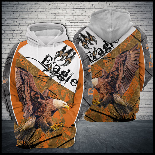 Eagle Flying T2808 - All Over Print Unisex Hoodie