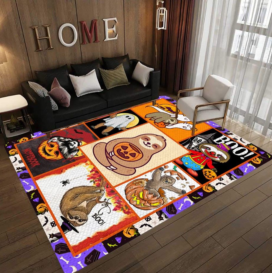 Sloth Halloween Party D3108 Rectangle Rug