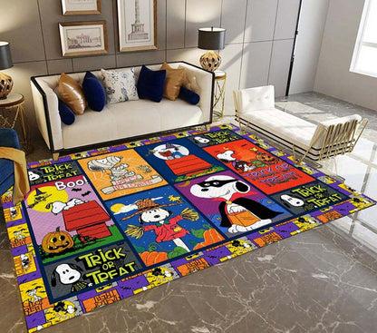 Snoopy Halloween Party D3108 Rectangle Rug