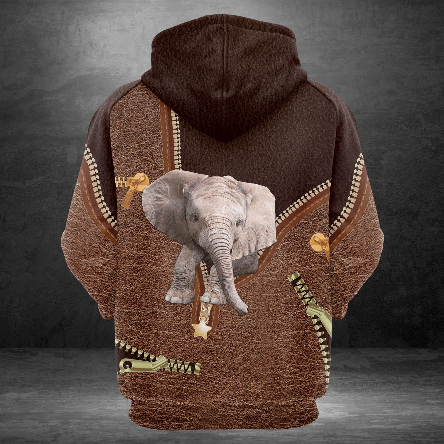 Elephant Leather G5831 - All Over Print Unisex Hoodie