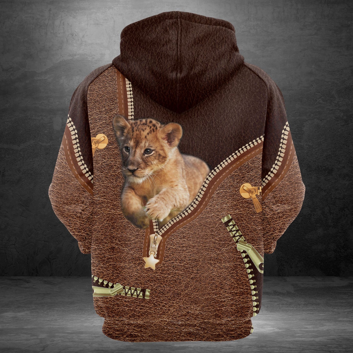 Lion Leather G5831 - All Over Print Unisex Hoodie
