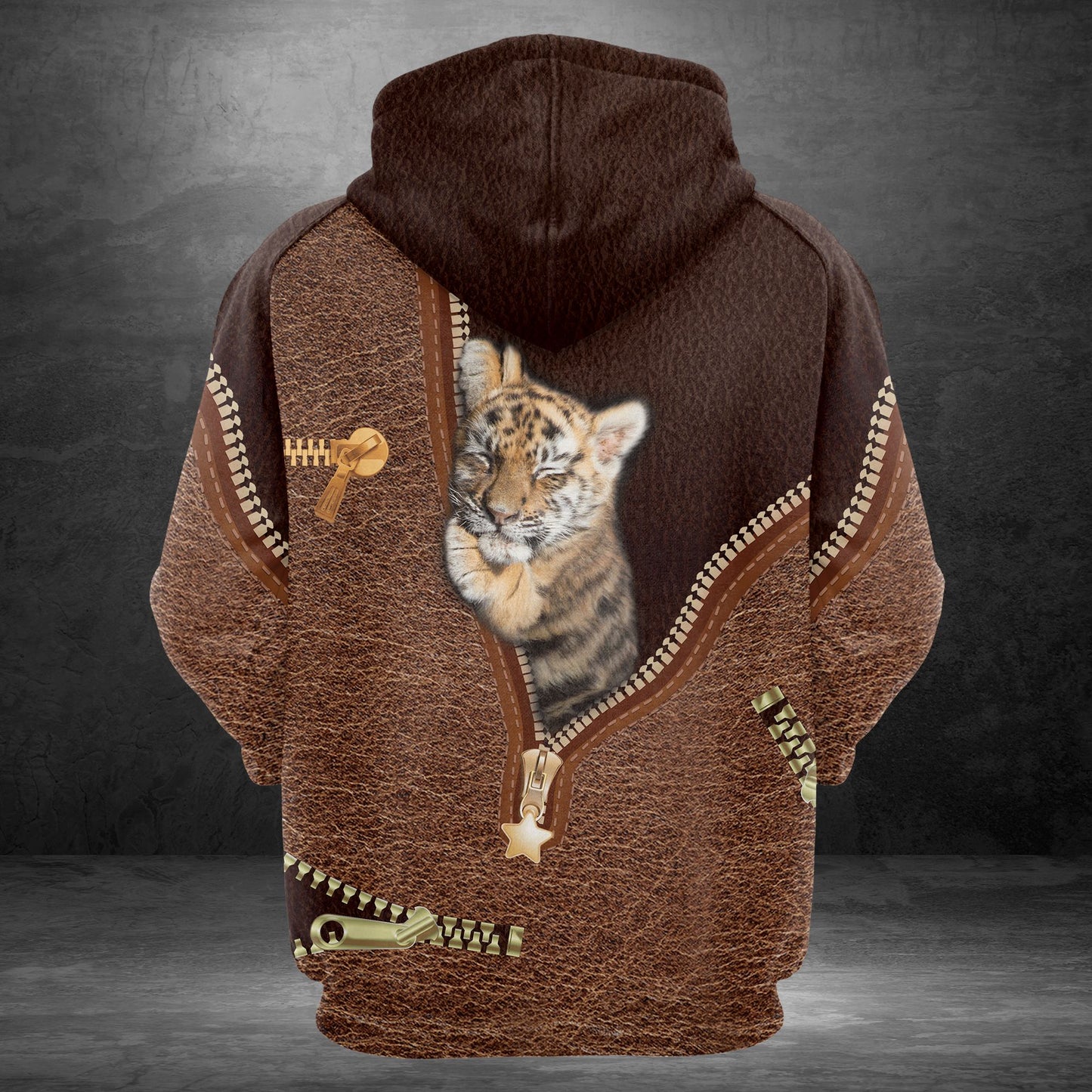 Tiger Leather G5831 - All Over Print Unisex Hoodie