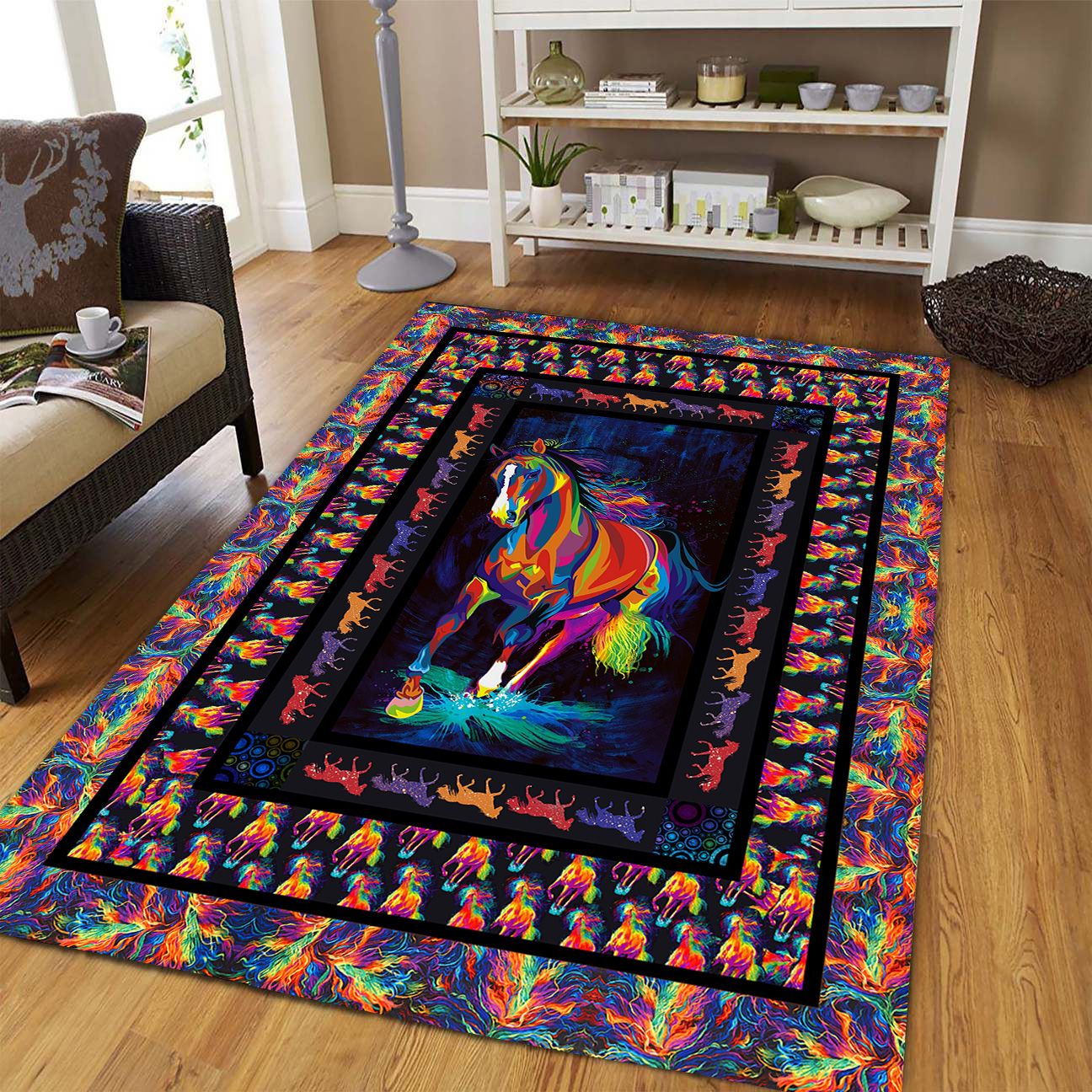 Horse Color T3108 Rug