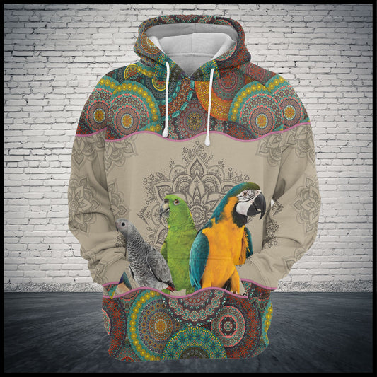 Parrot Boho Pattern G5831 - All Over Print Unisex Hoodie