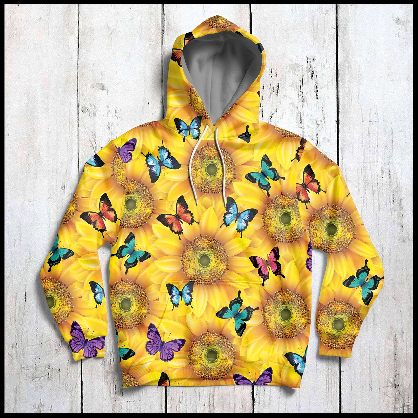 Sunflower Butterfly G5831 - All Over Print Unisex Hoodie