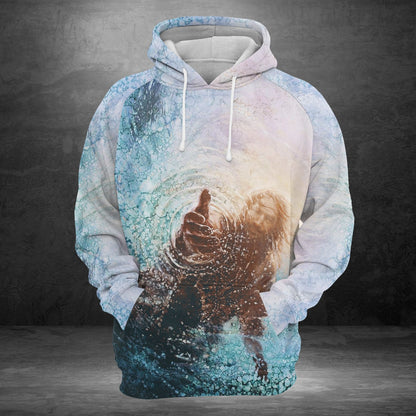 The Hand Of God G5831 - All Over Print Unisex Hoodie