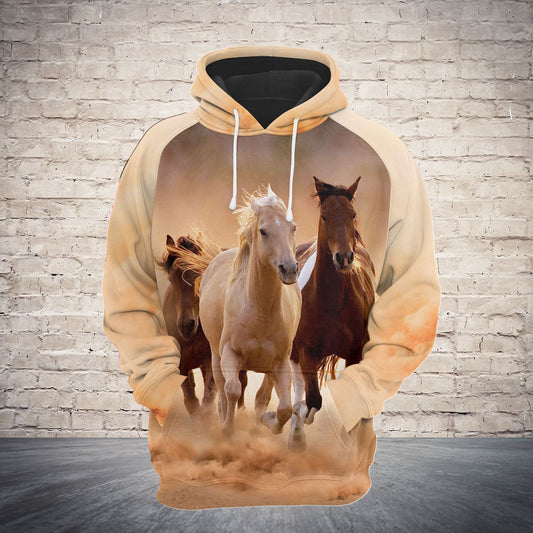 Horse Running TG5831 - All Over Print Unisex Hoodie