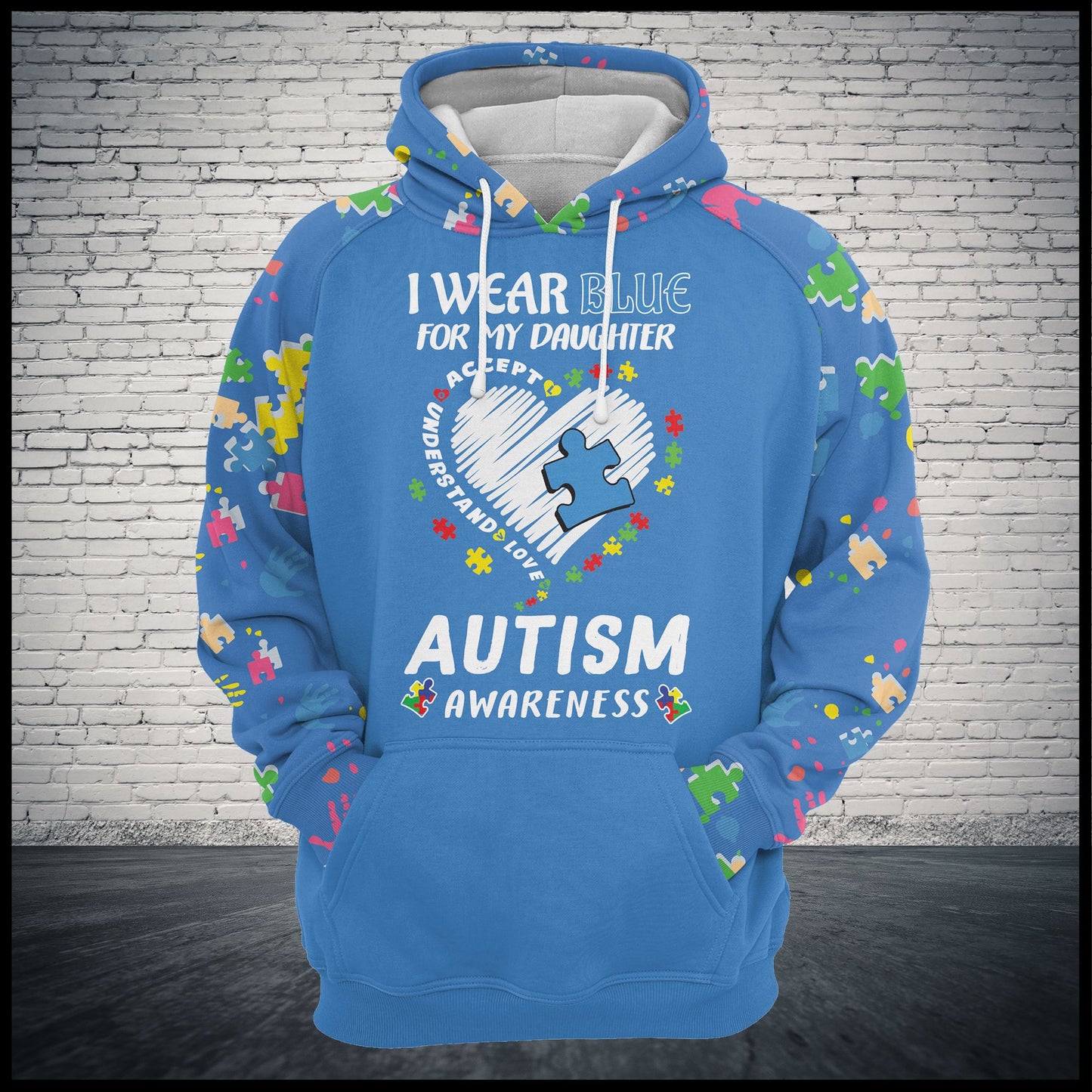 For My daughter Autism Awareness G5831 - All Over Print Unisex Hoodie