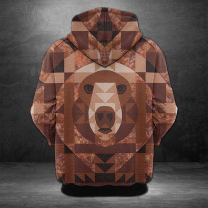 Amazing Bear H1902 - All Over Print Unisex Hoodie