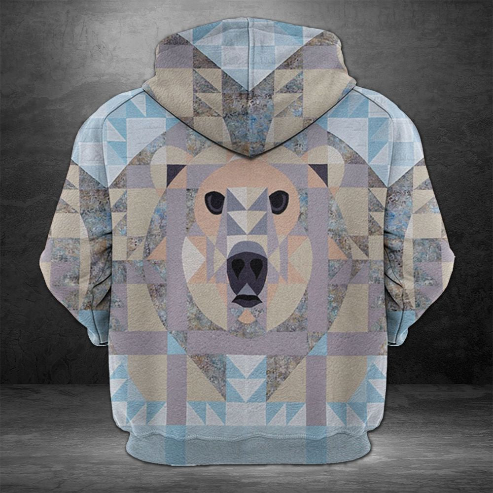 Amazing Polar Bear H1903 - All Over Print Unisex Hoodie