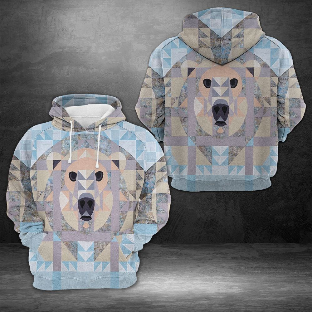 Amazing Polar Bear H1903 - All Over Print Unisex Hoodie