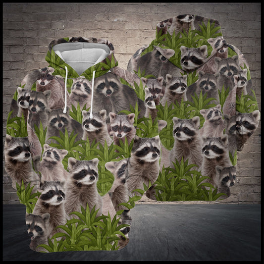 Raccoon And Tree T109 - All Over Print Unisex Hoodie