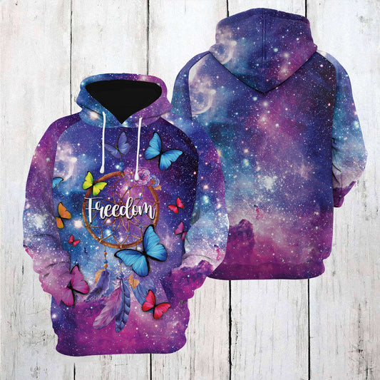 Butterfly Freedom T309 - All Over Print Unisex Hoodie